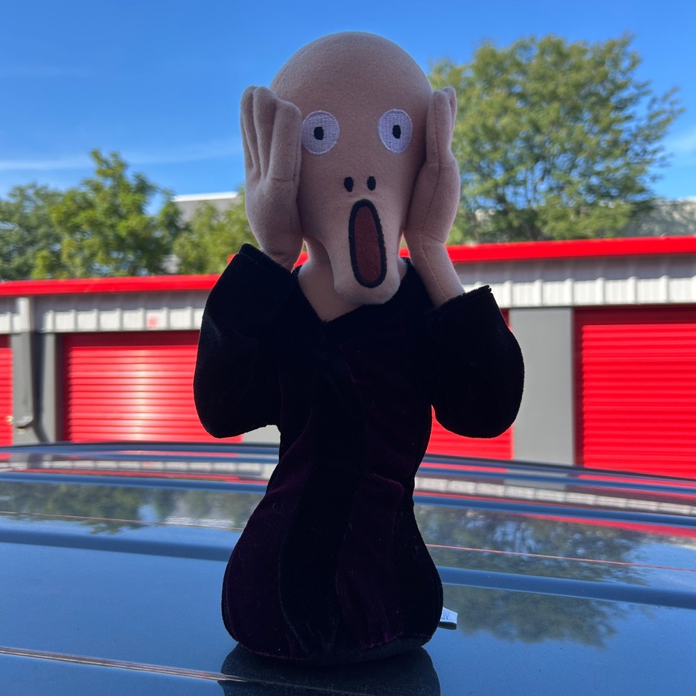Unemployed Philosophers Guild Screaming Scream Little Thinkers Plush Art Doll